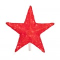 Акриловая светодиодная фигура Звезда 80 см, 210 светодиодов, красная NEON-NIGHT