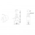 Тумблер 12V 20А (3c) ON-OFF однополюсный  с синей LED подсветкой  (ASW-07D)  REXANT (в упак. 1шт.)