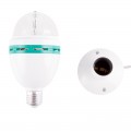 Диско-лампа светодиодная e27, подставка с цоколем e27 в комплекте, 230 В