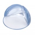 Прозрачные круглые накладки-протекторы для мебели (4.2*4.2*1.5 см). 4 шт.