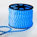 Дюралайт LED, постоянное свечение (2W) - синий, 24 LED/м, Ø10мм, бухта 100м