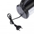 Прожектор поисковый с головным и боковым светом, со встроенным аккумулятором и встроенным зарядным устройством, зарядка напрямую от сети 220 В (евророзетка), плечевой ремень в комплекте