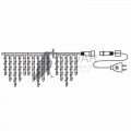 Гирлянда Айсикл (бахрома) светодиодная, 1,8 х 0,5 м, прозрачный провод, 230 В, диоды ТЕПЛЫЙ БЕЛЫЙ|255-016| NEON-NIGHT