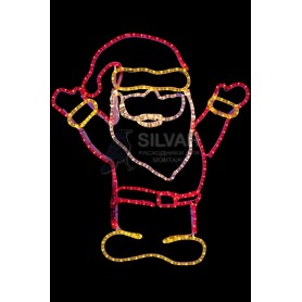 Фигура "Дед Мороз Привет!", размер 83*69 см | 501-318 | NEON-NIGHT