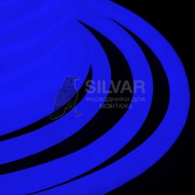 Гибкий Неон LED 360 (круглый) - синий, бухта 50м Neon-night 131-033