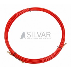 Протяжка кабельная REXANT (мини УЗК в бухте),  стеклопруток,  d=3, 5 мм 15 м,  красная