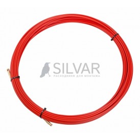 Протяжка кабельная REXANT (мини УЗК в бухте),  стеклопруток,  d=3, 5 мм,  20 м,  красная