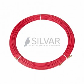 Протяжка кабельная REXANT (мини УЗК в бухте),  стеклопруток,  d=3, 5 мм 70 м,  красная
